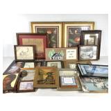 Wall art, pictures, mirrors, Hummel shadowbox,