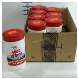 8 Wet wipes antibacterial for face and hands