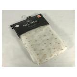 Window sheer curtains, four 84" long panels with