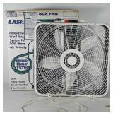 Lasko box fan with box, works