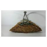 Home decor, glass and metal decorative handle