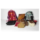 Mixed group, includes wooden wall clock (missing