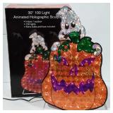 Halloween decor, 30" lighted and animated