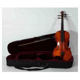Violin with case, 16"