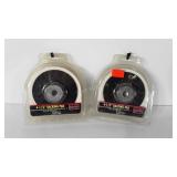 Tools, four 4-1/2" backing pads, unopened