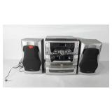 Emerson AM/FM, 3CD/Dual Cassette/phono stereo