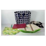 Accessory group, includes bags, scarves and
