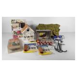 Gardening and bird watching group, feeders,