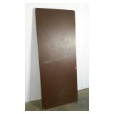 Folding table, particle board and laminate