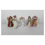 Homco porcelain figurines, five