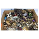 Costume jewelry in flat