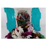 Tote full of beanie babies, good condition