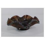 Carnival Glass dish, Northwood Grape and Cable,