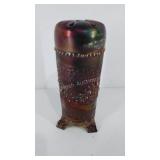 Carnival Glass hat pin holder, 7" high