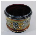 Round Carnival Glass sugar bowl, no lid