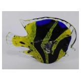 Decorative glass fish, 8" wide, 5" high