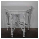 Half moon table, 27.5" x 29"