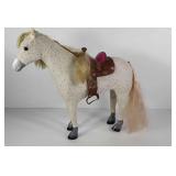 My Life toy horse, plastic with fabric cover