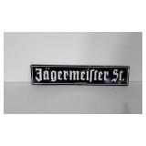 Advertising, Jagermeister St. Sign, 5" x 24"