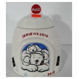 Advertising, coca cola 2005 igloo cookie jar