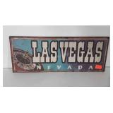 Sign, Las Vegas Nevada, 7" x 11"