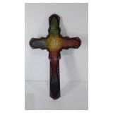 Decorative Cross, wall hanging, 20"×12", new