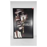 Michael Jordan framed poster on poly board, 24x36