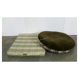 Two Kirkland dog beds, covers zip off for