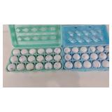 Thirty-six used Vice Golf Balls