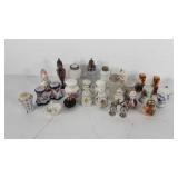 Salt and pepper shakers, one marked Nippon