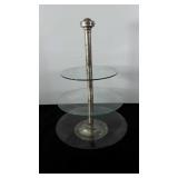 Glassware, Three tier glass server, 20"