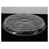 Glassware, cake plate, 12"