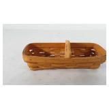 Longaberger basket with wooden divider