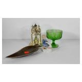 Decor group, battery Elgin anniversary clock,