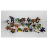 Toy action figures, including several Teenage