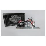 Die-cast Harley-Davidson model motorcycle, with
