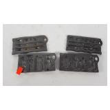 John Wright cast iron Christmas candy molds