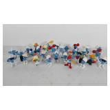 Smurf figurines, glue on some feet