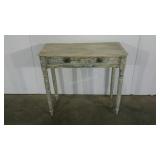 Hall table, distressed finish, 29" tall, needs