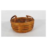 Longaberger 1995 round basket with protector,