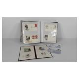First Day Issue stamp collection, large binder