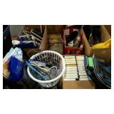 Skid lot: includes size 10 steel toe boots, goal