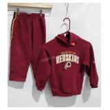 Youth Redskins sweatshirt and sweatpants, size