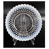 Glassware, Fentom hobnail 8.5" plate