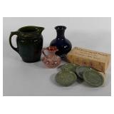 Pottery,  Pigeon Forge butter mold print coasters