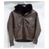 Leather Jack with removable liner, size L