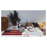 Bushel basket with collector plates, frames,