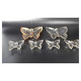 Glassware, includes two butterfly appetizer/nut