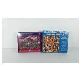 Two jigsaw puzzles, Washington Nationals and
