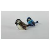 Two Goebel West German bird figurines